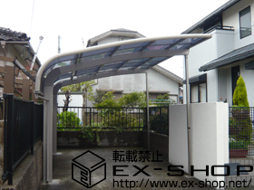 のカーポート テールポートシグマIII 積雪〜20cm対応+オプション品 施工例