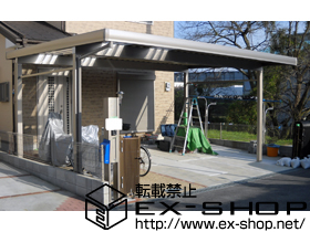 のカーポート テリオスポート? 角柱仕様 採光タイプ 積雪〜50cm対応 施工例