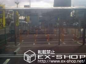 のカーポート カーブポートシグマ? 延長 積雪〜20cm対応 施工例