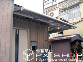 のバルコニー・ベランダ屋根 ライザーテラスII F型 ルーフタイプ 単体 積雪〜20cm対応 施工例