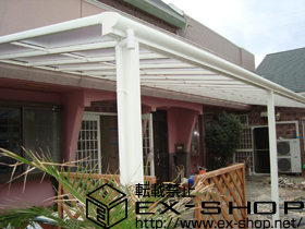 のテラス屋根 ヴェクター F型 連棟 テラスタイプ 積雪〜20cm対応 施工例