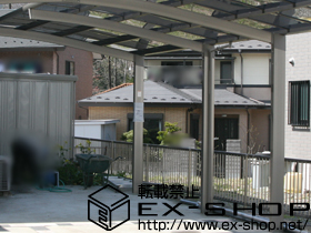 のカーポート カーブポートシグマＩＩＩ 積雪〜20cm対応 施工例