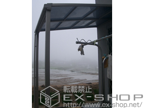 のテラス屋根 ライザーテラスII F型 テラスタイプ 単体 積雪〜20cm対応 施工例