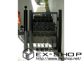 の門扉 ディズニー門扉ミッキーC型 片開き 施工例