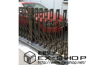 のカーゲート アルシャインPG型R Aタイプ ノンレール 両開き 施工例