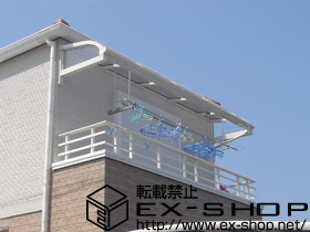 のバルコニー・ベランダ屋根 ヴェクター R型 ルーフタイプ 積雪〜20cm対応 施工例