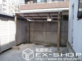 のサイクルポート・駐輪場 カーブポートシグマIII ミニ 積雪〜30cm対応 施工例