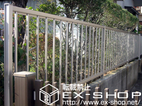 のフェンス・柵 レスティナフェンス21型［自由柱/間仕切］ 施工例