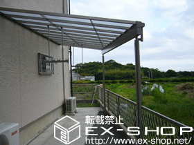 のテラス屋根 ライザーテラスII F型 単体 テラスタイプ 積雪〜20cm対応+ 施工例