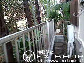 のフェンス・柵 レスティナフェンス21型 自由柱施工 施工例