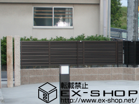 のフェンス・柵 スチールフェンス FCS-61型 施工例