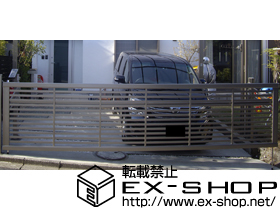 のカーゲート ワイドオーバードアR3型 電動式 施工例