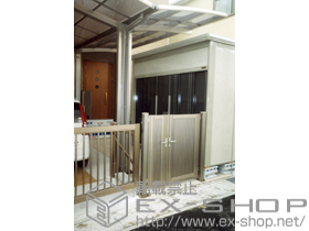 のサイクルポート・駐輪場 カーブポートシグマIII ミニ 積雪〜30cm対応 施工例