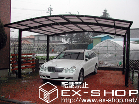 のカーポート カーブポートシグマIII ワイド 積雪〜20cm対応 施工例