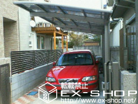 のカーポート カーブポートシグマIII 延長 積雪〜20cm対応 施工例