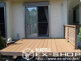 LIXIL ���N�V��(�g�X�e��)�̃E�b�h�f�b�L ���R�X�e�[�WII �P�́{�f�b�L�t�F���X�@�t���b�g���`�X�p�l��[���ڃ^�C�v] �{�H��