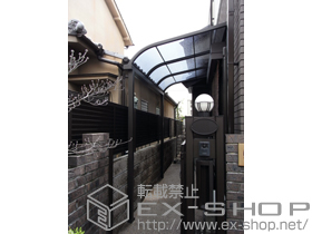 のテラス屋根 ライザーテラスII R型 テラスタイプ 単体　積雪〜20cm対応 施工例