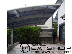 のカーポート カーブポートシグマ? 積雪〜20cm対応 施工例