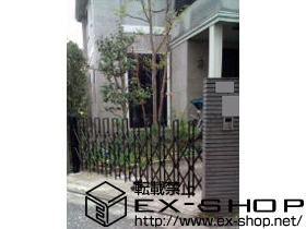 のカーゲート トリップゲート PB型 ノンレール 片開き 施工例