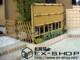 のフェンス・柵 和風竹垣フェンス<京香> 施工例