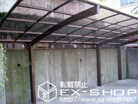 のフェンス・柵 カーブポートシグマ?　延長　サイドパネル　1段　H500 施工例