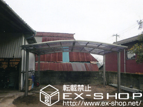 のカーポート カーブポートシグマIII ワイド 積雪〜20cm対応 施工例