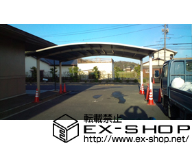 のカーポート カーブポートシグマIII ワイド 積雪〜20cm対応 施工例