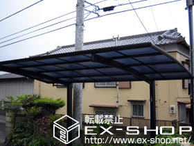 のカーポート プレシオスポート 積雪〜20cm対応＋着脱式補助柱 2本入り 施工例