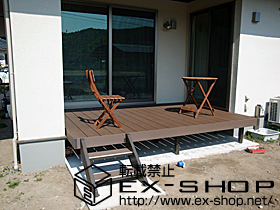 のウッドデッキ リコステージII 単体 施工例