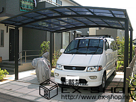 のカーポート カーブポートシグマIII ワイド 積雪〜20cm対応 施工例
