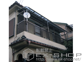 のバルコニー・ベランダ屋根 ライザーテラスII R型 屋根タイプ 連棟 積雪〜20cm対応 施工例