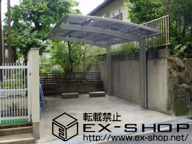 のカーポート プレシオスポート 単体　積雪〜20cm対応 施工例