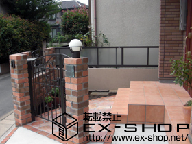 のフェンス・柵 シャレオRＰ型　フリーポールタイプ 施工例