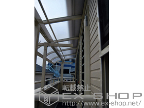 のバルコニー・ベランダ屋根 ヴェクターR型 屋根タイプ 単体 積雪〜20cm対応 施工例