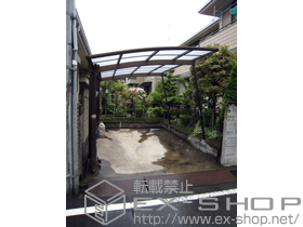 のカーポート レイナポート　積雪〜20cm対応＋着脱式サポート 2本入り 施工例