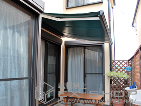 のオーニング・日よけ 彩鳥C型 ボックスタイプ 電動式 施工例