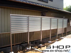 LIXIL リクシル(TOEX)の屋外手すり・転落防止柵 サニーブリーズフェンスS型 採光タイプ 施工例
