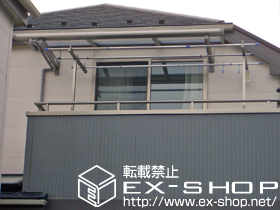 のバルコニー・ベランダ屋根 ライザーテラスII  F型 ルーフタイプ 単体 積雪〜20cm対応 施工例