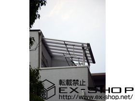 のバルコニー・ベランダ屋根 ヴェクターテラス F型 屋根タイプ 単体　積雪〜50cm対応 施工例