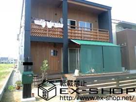 のオーニング・日よけ 彩鳥CR型 ボックスタイプ 手動式 施工例