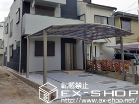 のカーポート カーブポートシグマIII ワイド　積雪〜20cm対応 施工例