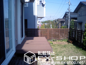 のウッドデッキ リウッドデッキII 単体 施工例