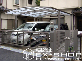 のカーポート カーブポートシグマIII ワイド 積雪〜20cm対応 施工例