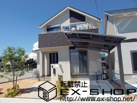 のカーポート レグナスポートシグマIII 単体 積雪〜20cm対応 施工例