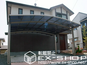 のカーポート カーブポートシグマIII ワイド　積雪〜20cm対応 施工例