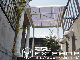 のサイクルポート・駐輪場 キューブポートプラス ミニ 積雪〜20cm対応 施工例