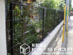 のフェンス・柵 FCS-61型フェンス[自由柱] 施工例