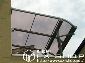 のバルコニー・ベランダ屋根 ライザーテラスII R型 屋根タイプ 連棟 積雪〜20cm対応 施工例