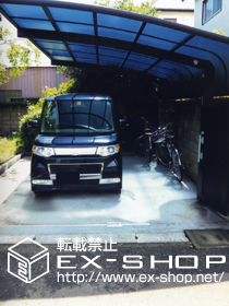 のカーポート レイナキャップポート 積雪〜20cm対応 施工例