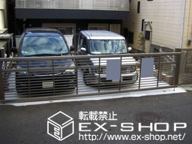 のカーゲート ワイドオーバードアR1型 電動式 施工例